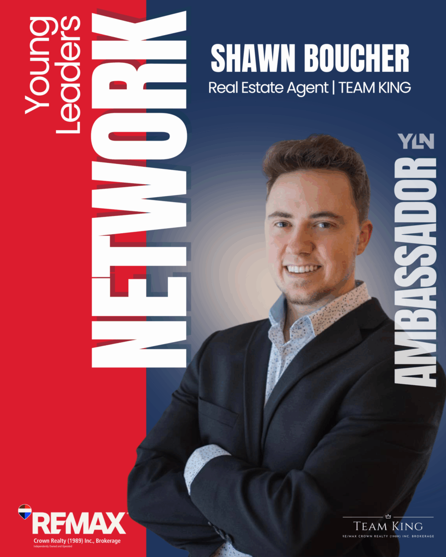 Shawn Boucher, 2026 RE/MAX Young Leaders Network Ambassador with Team KING in Sudbury